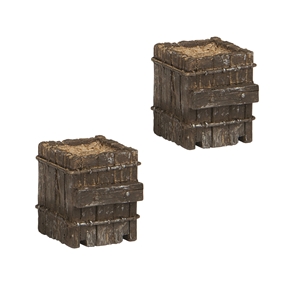 (image for) 44-0534 Narrow Gauge (OO9) Sleeper Built Buffer Stop (x2)